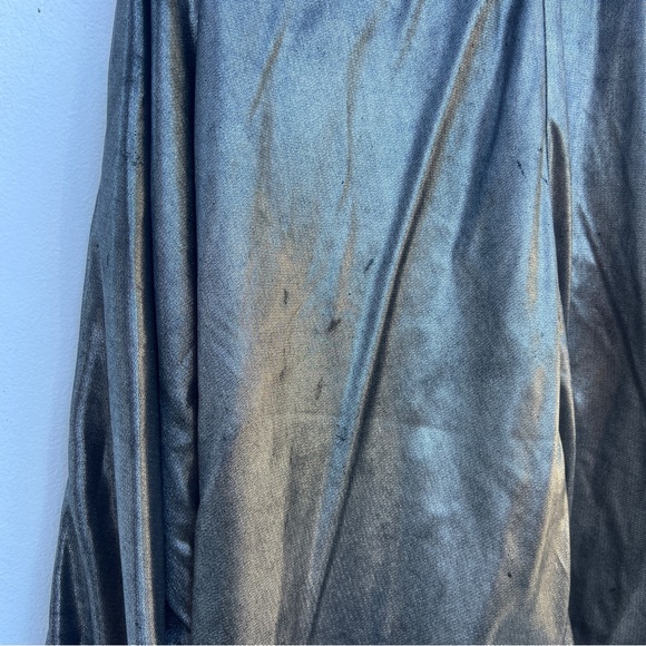 80s Metallic Button Up Bomber Jacket - Picture 12 of 16